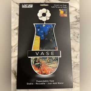 Modgy Expandable Vase - Vincent van Gogh Cafe Terrace at Night